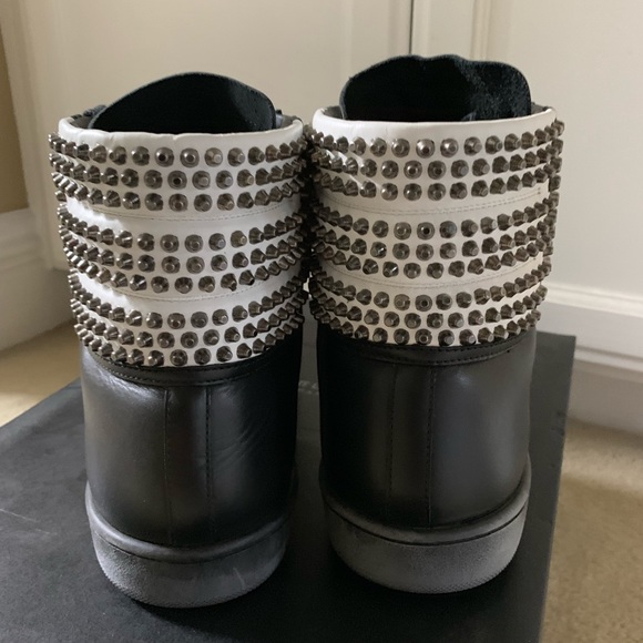 Saint Laurent Studded Sneakers - Picture 4 of 6